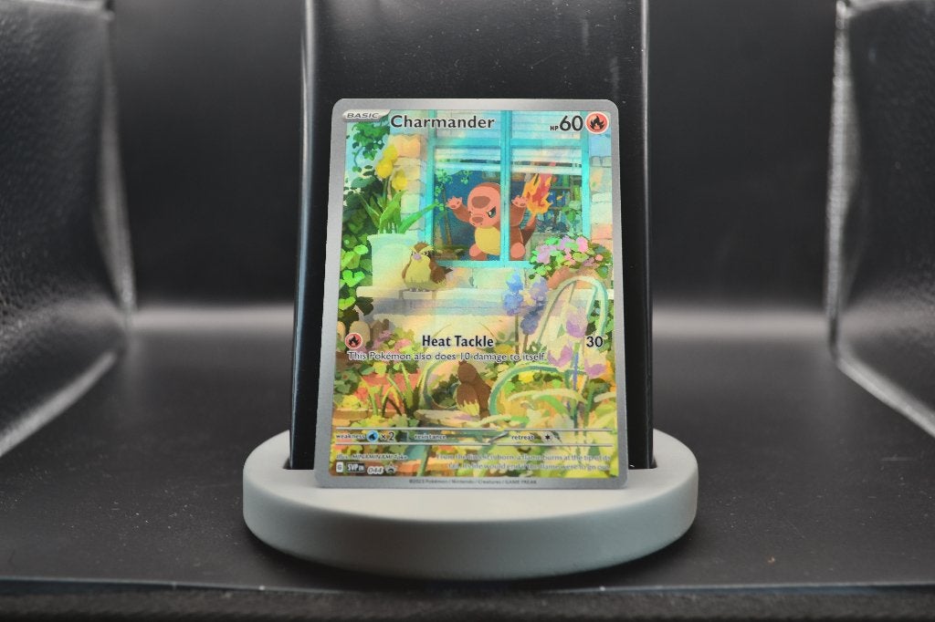 Charmander SVP 44 Black Star Promo - Pokemon Kaart, Ophalen of Verzenden, Zo goed als nieuw, Losse kaart, Foil