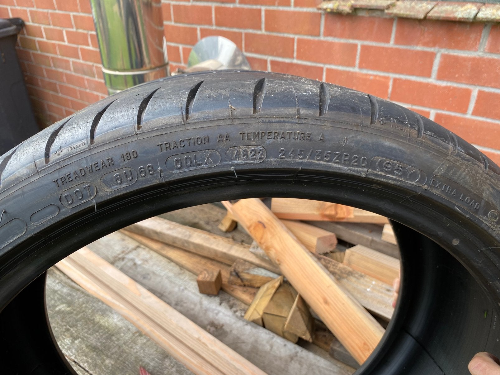 Michelin Pilot sport Cup 2 banden  N1 245/35/R20, Motoren, Ophalen, Gebruikt