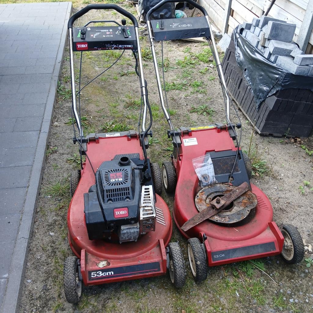 Toro grasmaaiers, Ophalen, Gebruikt, Elektrische starter