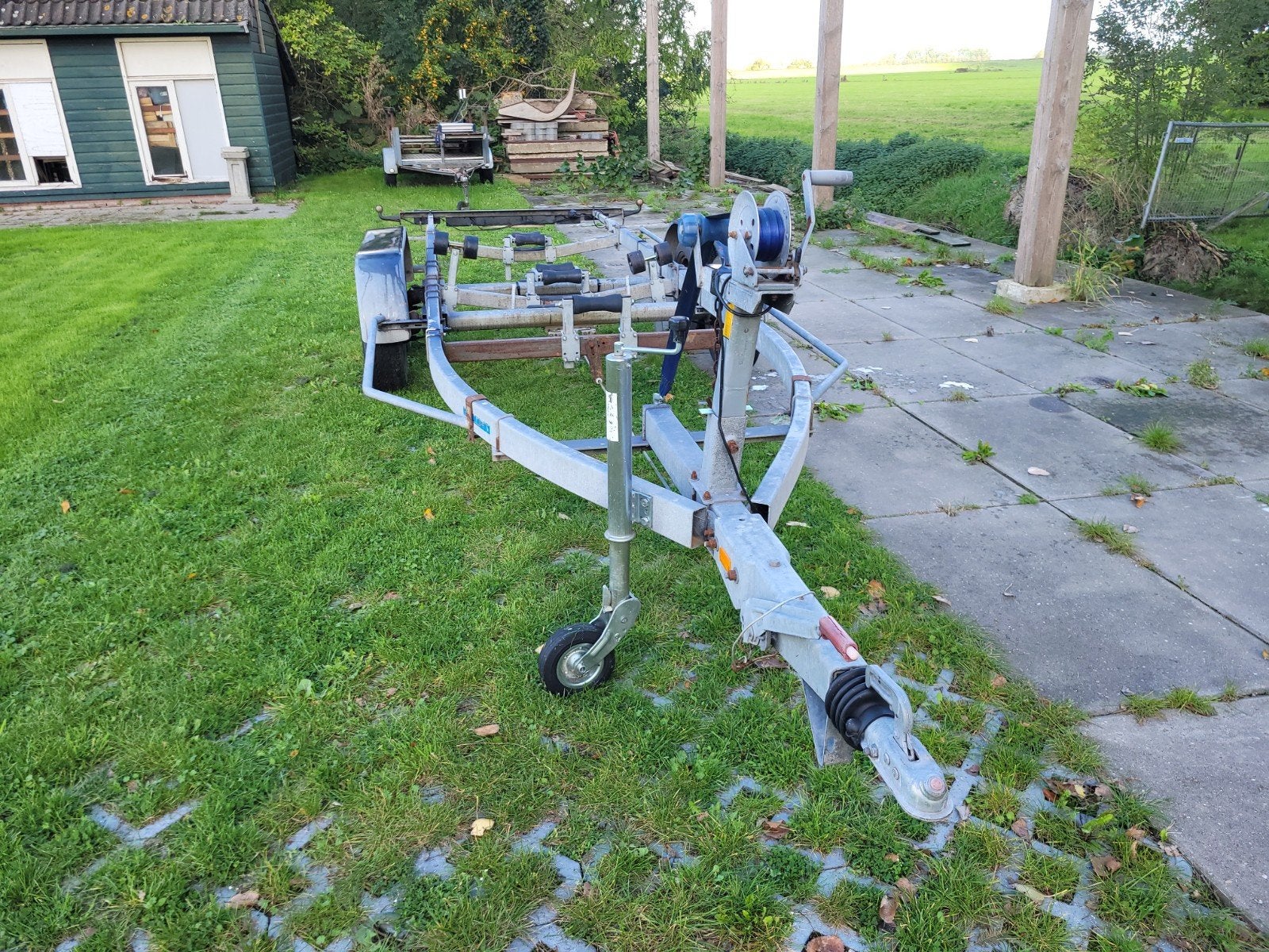 Escort boottrailer tandemasser voor boten 6-7m,, Gebruikt, 1500 tot 3000 kg, Ophalen of Verzenden, 6 tot 9 meter