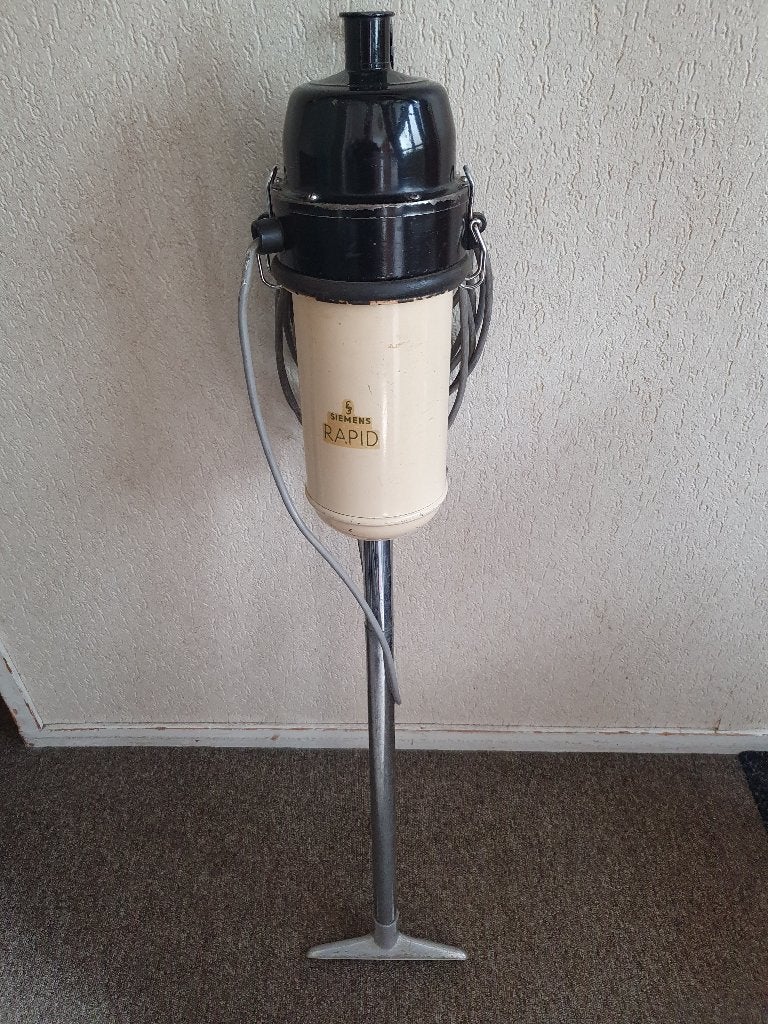 Vintage Siemens Rapid steelstofzuiger - Decoratief object, Witgoed en Apparatuur, Stofzuigers, Siemens, Gebruikt, Minder dan 1200 watt