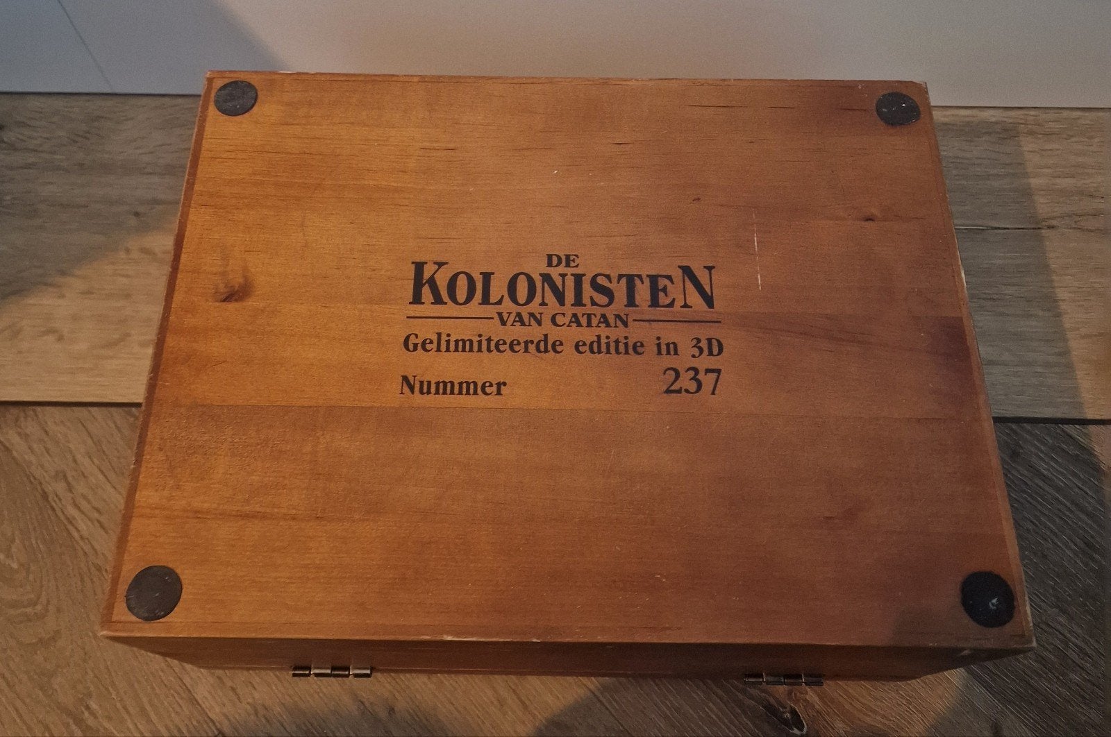 Kolonisten van Catan 3D Special Edition - Nr. 237/500, Drie of vier spelers, Ophalen of Verzenden, Zo goed als nieuw, 999 Games