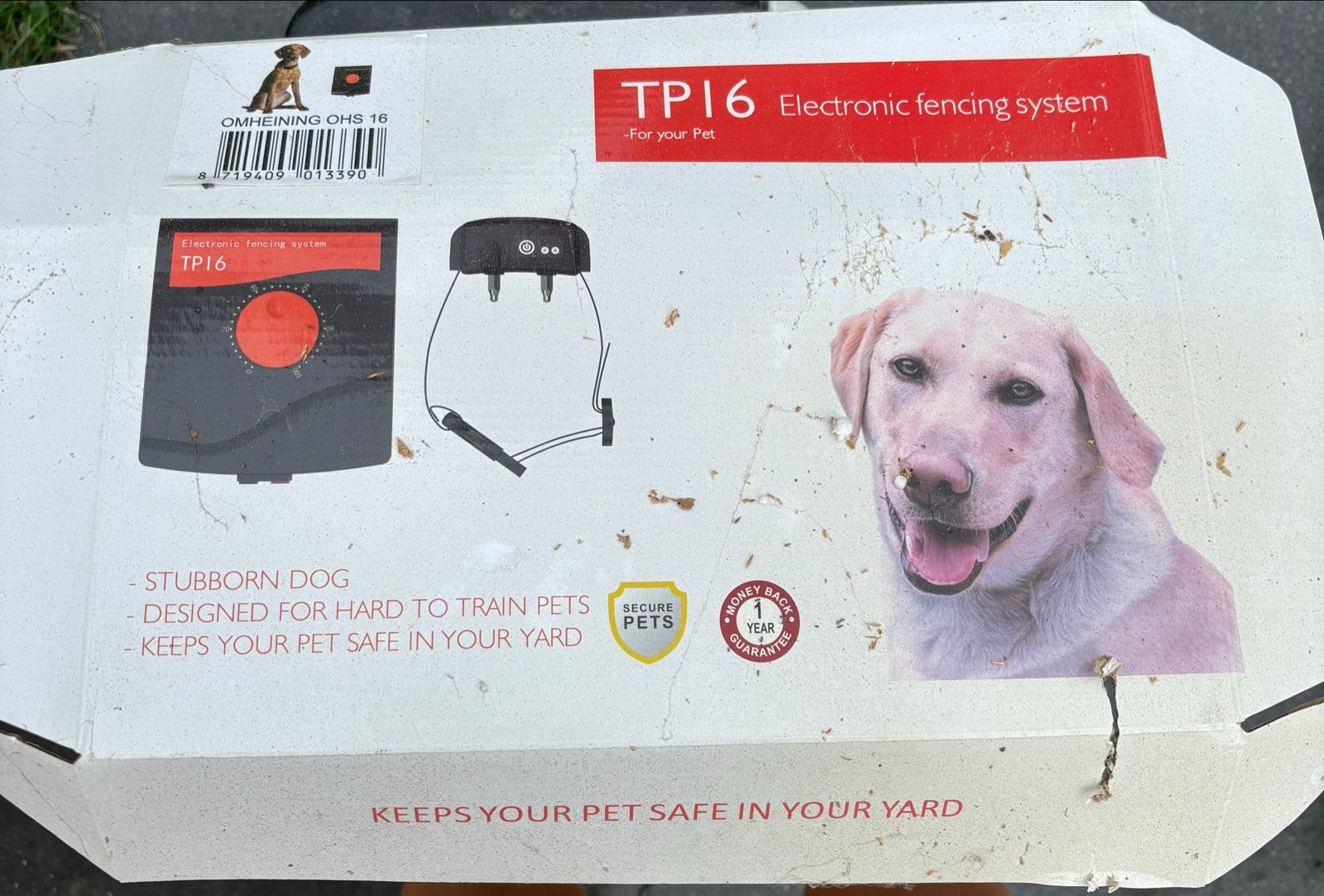 TP16 Elektronische Onzichtbare Hondenomheining, Dieren en Toebehoren, Honden-accessoires, Ophalen of Verzenden, Gebruikt