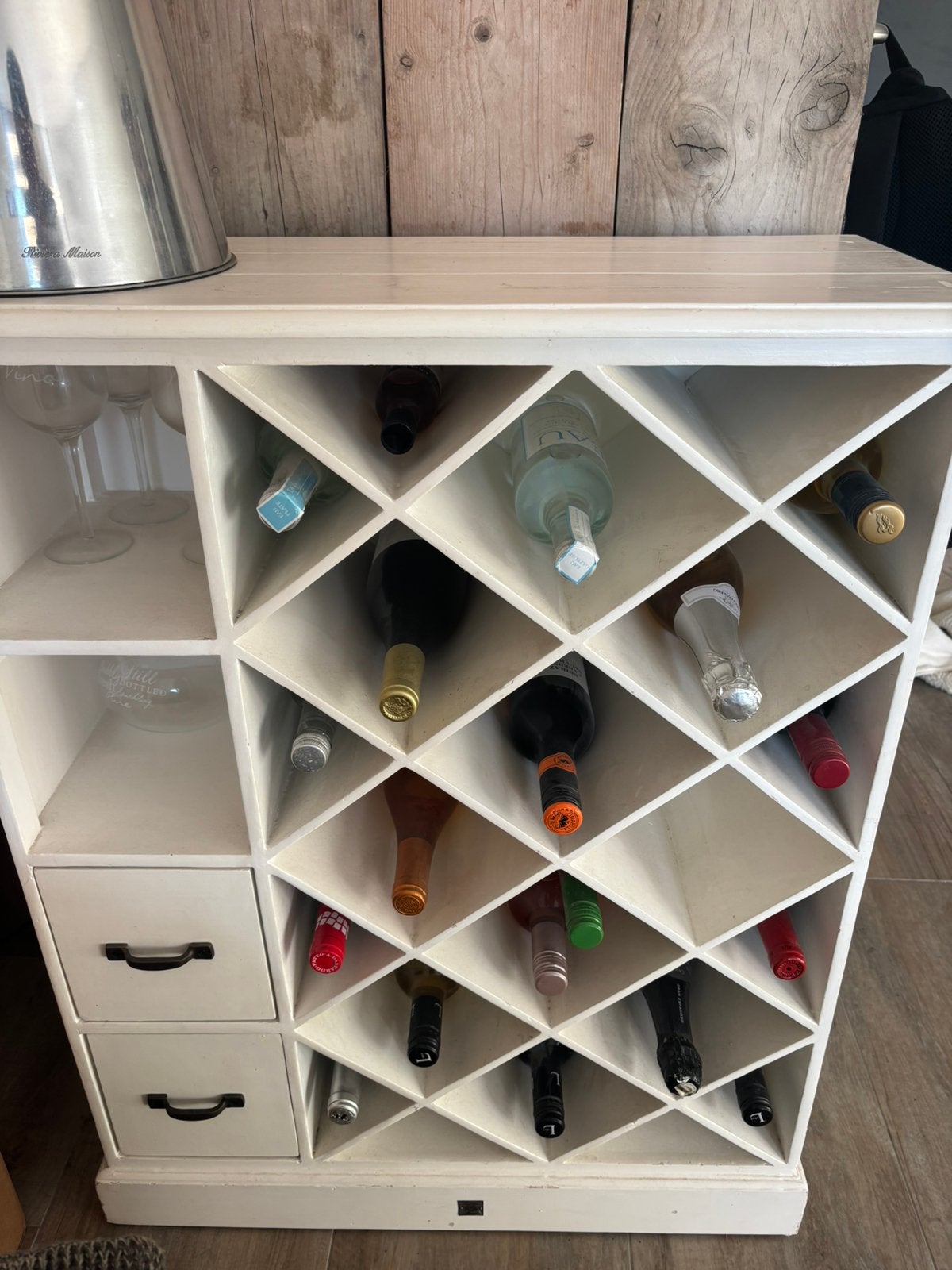 Rivièra Maison Château Clairemont Wine Cabinet - Wijnkast, Huis en Inrichting, Ophalen of Verzenden, Gebruikt