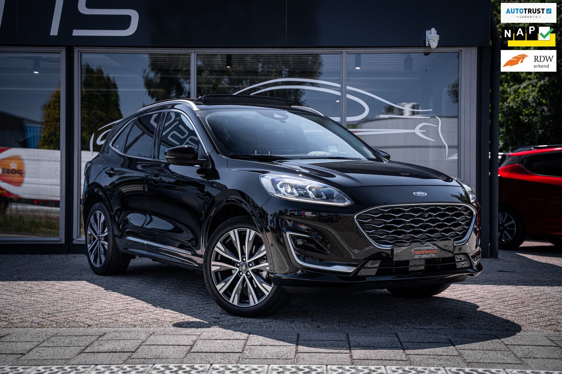 Ford Kuga 2.5 PHEV Vignale|HUD|Trekh|Pano|Cam|Memory|Carplay, Auto's, Ford, 14 kWh, Gebruikt, 4 cilinders, Zwart