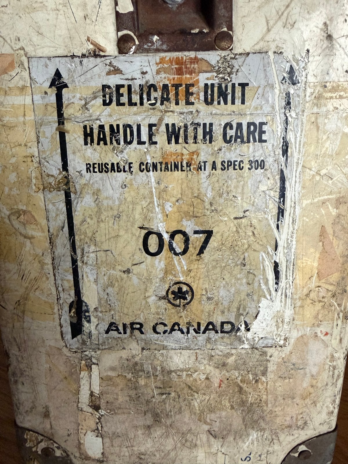 Vintage Air Canada '007' Vliegtuig Container, Ophalen