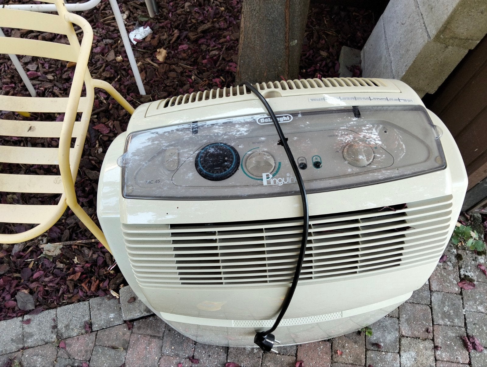 Delonghi mobiele airco voor onderdelen, Ophalen, Minder dan 60 m³, 3 snelheden of meer, Niet werkend