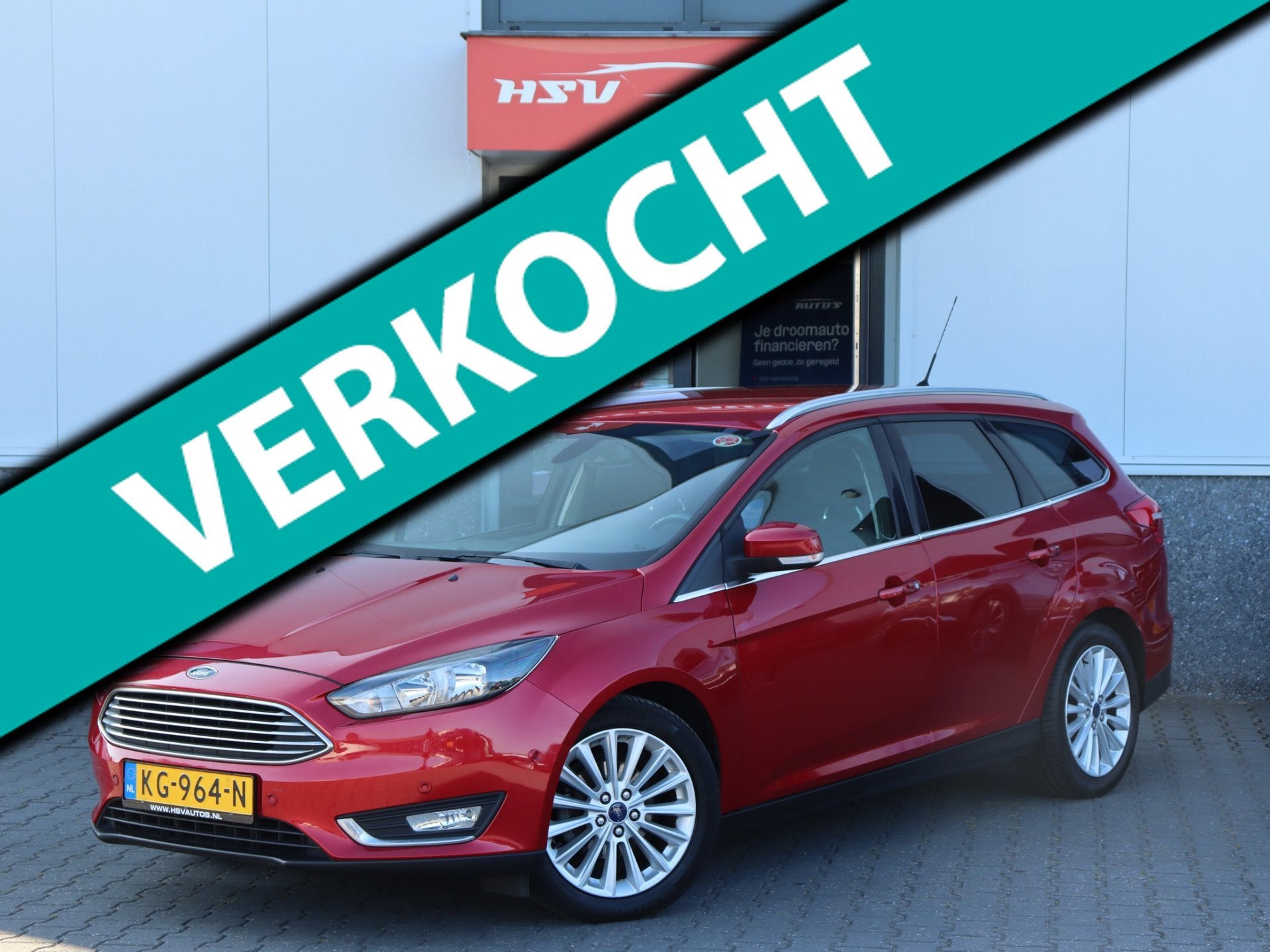 Ford Focus Wagon 1.0 Titanium navi LM cruise org NL, 125 pk, Gebruikt, Euro 6, Start-stop-systeem