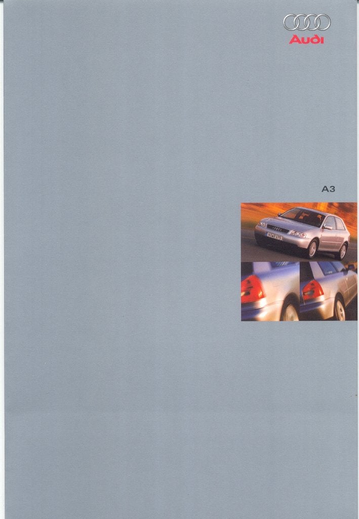 Audi A3 (1999) + bijlage, Ophalen of Verzenden, Nieuw, Audi