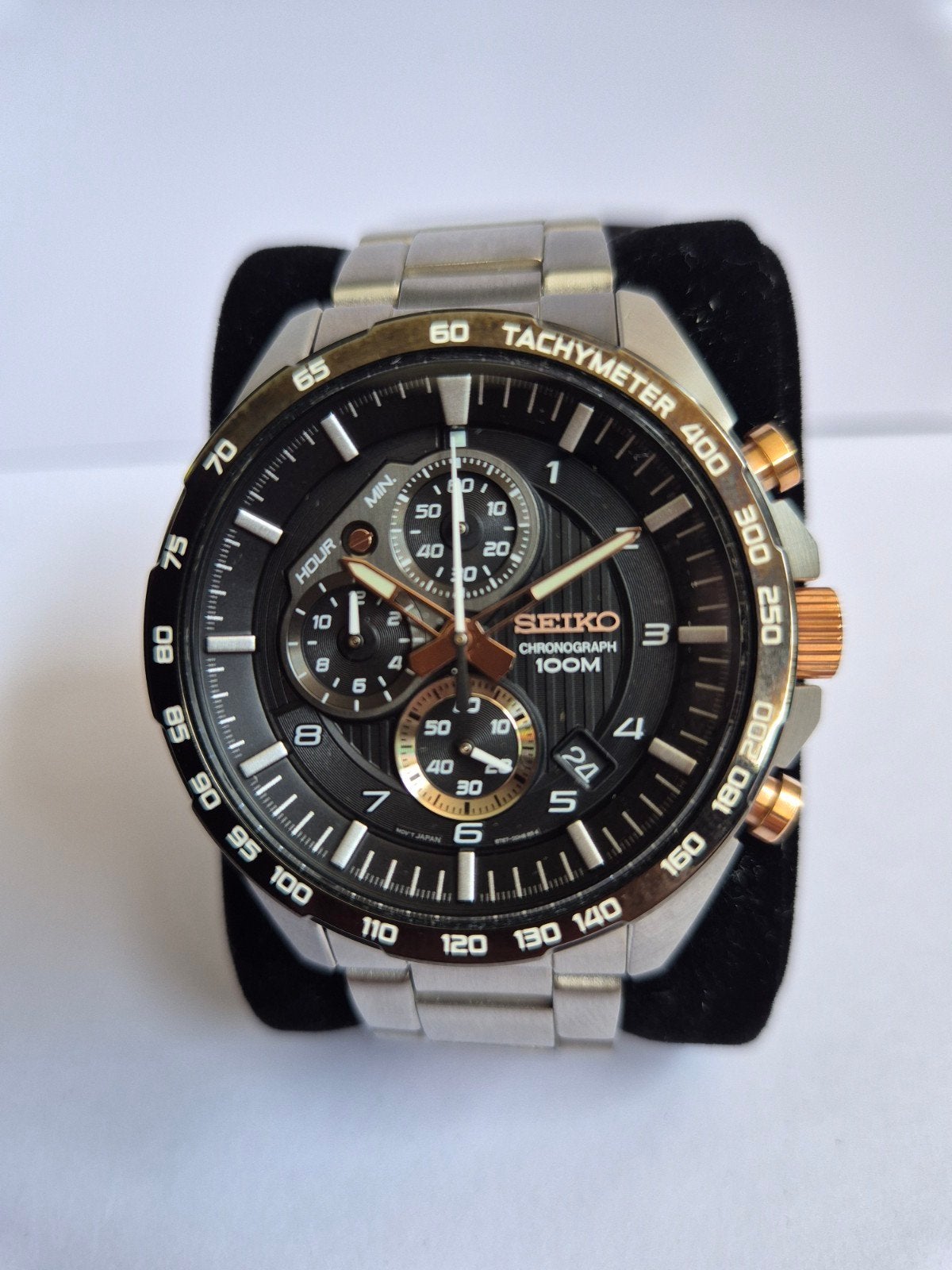 Seiko Chronograaf  SSB323P1 - Zo goed als nieuw, Sieraden, Tassen en Uiterlijk, Ophalen of Verzenden, Zo goed als nieuw, Staal