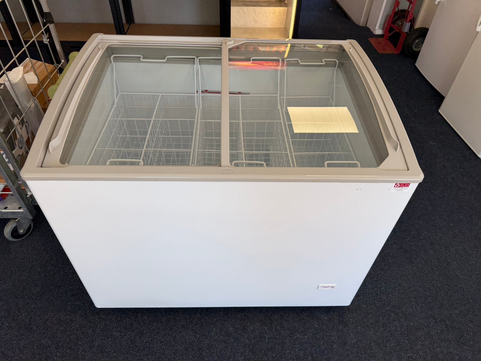 Haier vrieskist 307liter incl garantie&bezorgen, Nulachtenvijftig.nl, Zo goed als nieuw, Vrijstaand, 90 cm of meer