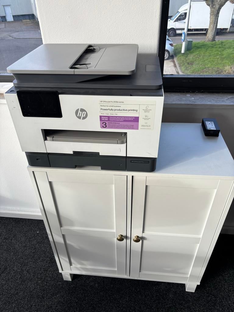 HP OfficeJet Pro 9132e All-in-One Printer (incl. kastje), Ophalen, Gebruikt, Faxen, Inkjetprinter
