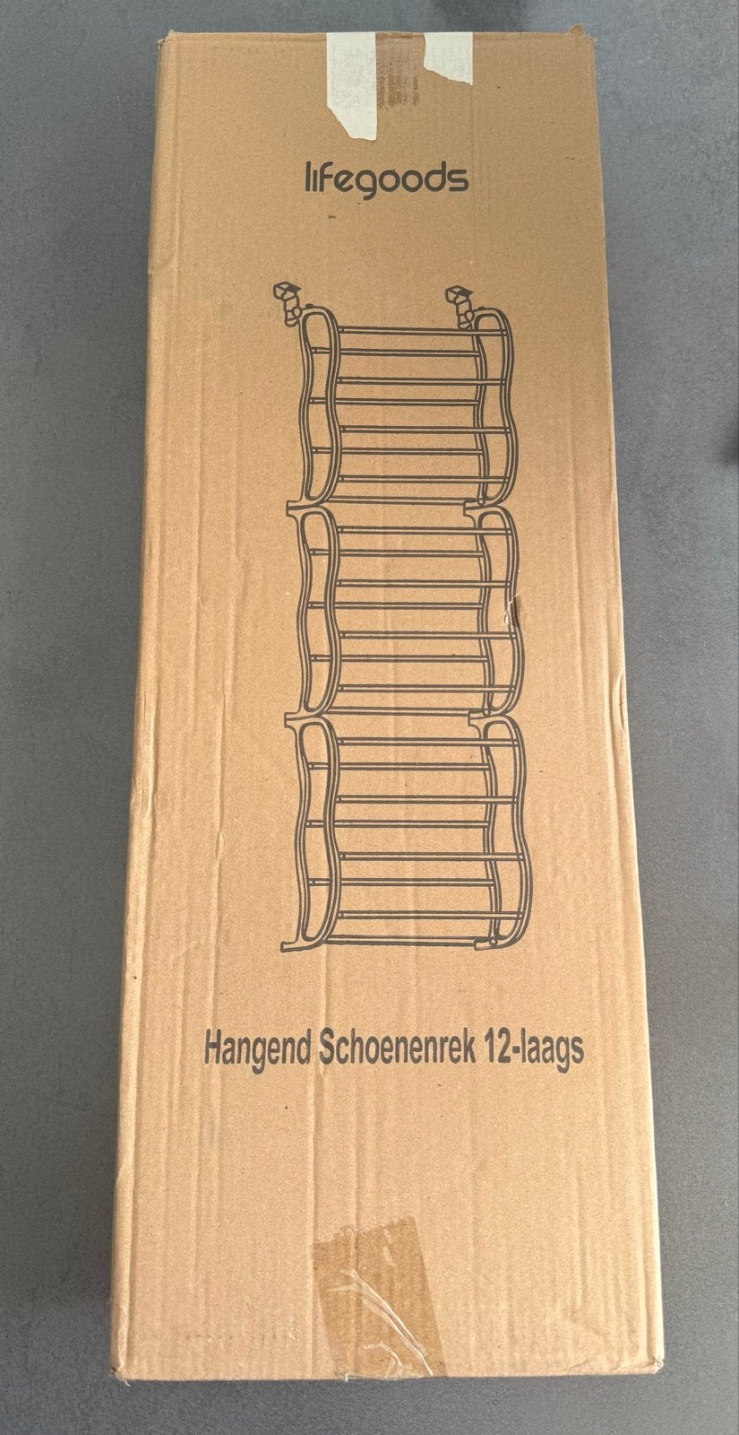 Lifegoods Hangend Schoenenrek 12-laags, Ophalen, Nieuw