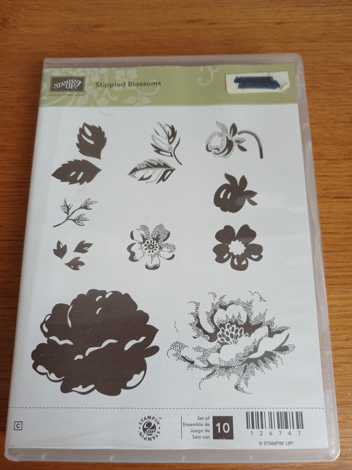 Stampin up stippled blossoms, Ophalen of Verzenden