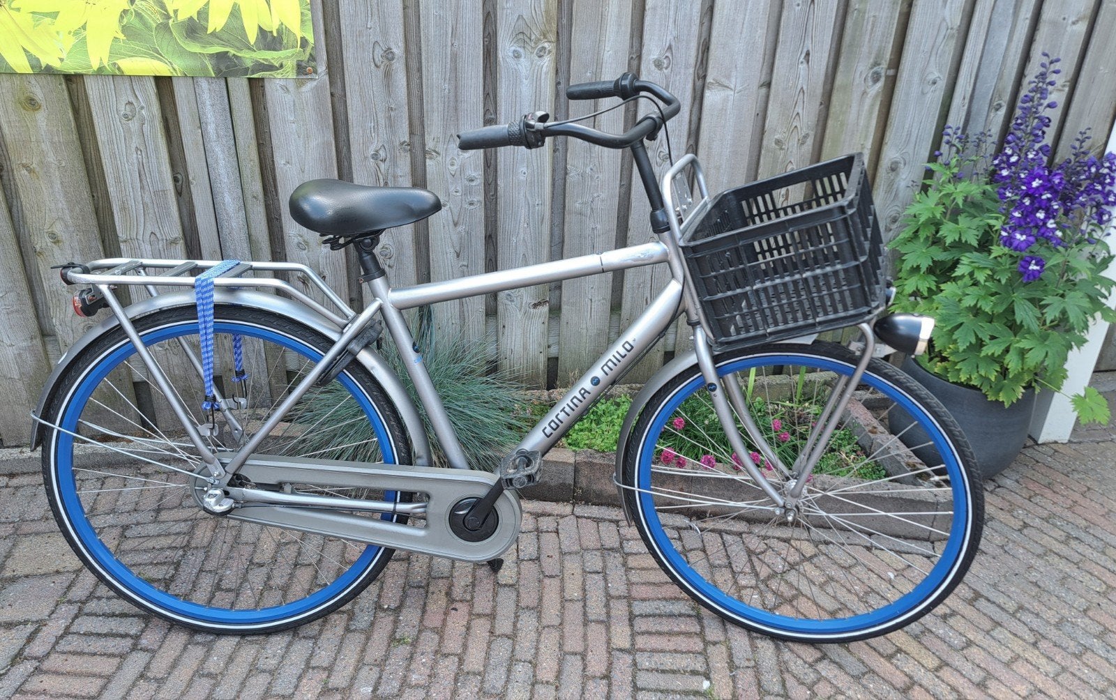 Cortina Milo heren Transportfiets 28inch, Fietsen en Brommers, Fietsen | Heren | Herenfietsen, Terugtraprem, Versnellingen, 49 tot 53 cm