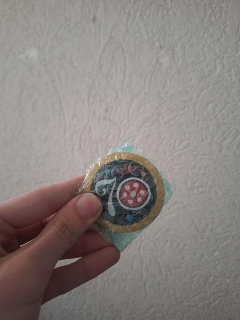 Feestbutton 70 jaar - Verjaardag versiering, Ophalen of Verzenden