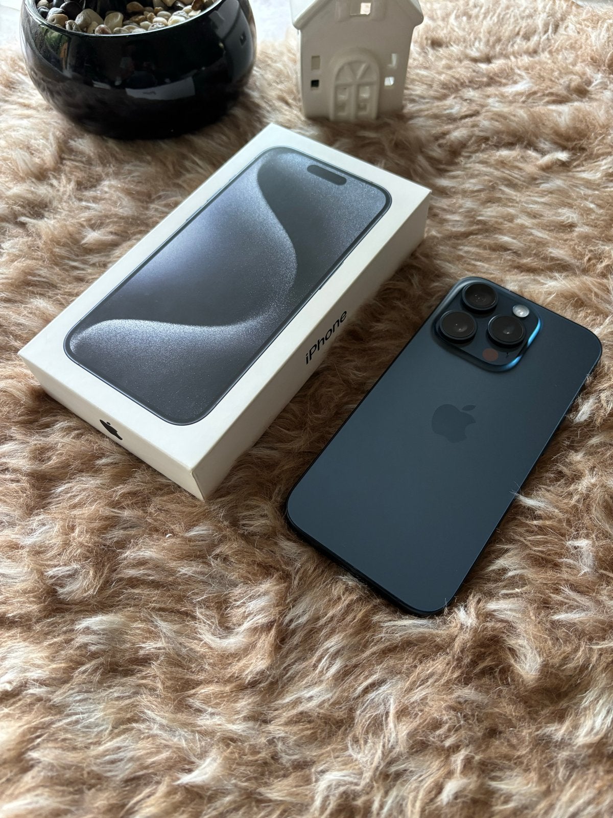 iPhone 15 Pro, Telecommunicatie, Mobiele telefoons | Apple iPhone, 128 GB, Blauw, Ophalen of Verzenden, Zo goed als nieuw