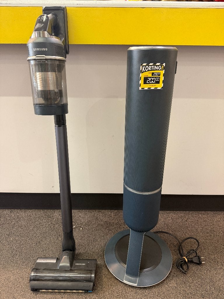 Samsung Bespoke Jet Plus Steel stofzuiger 580W |SALE| 393512, Witgoed en Apparatuur, Stofzuigers, Gebruikt, Ophalen of Verzenden