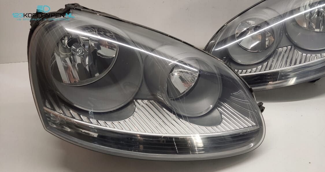 VW Volkswagen Golf 5 1K koplamp links rechts, Ophalen, Gebruikt, -, Volkswagen
