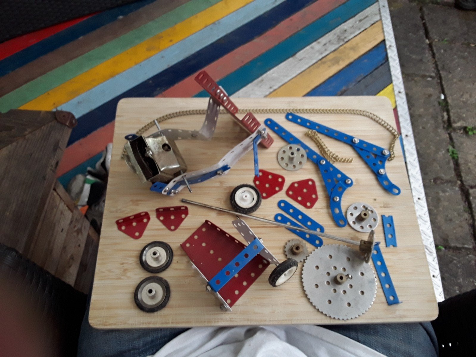 Gratis af te halen, restje MECANO, Ophalen, Gebruikt, Elektrisch, Overige merken