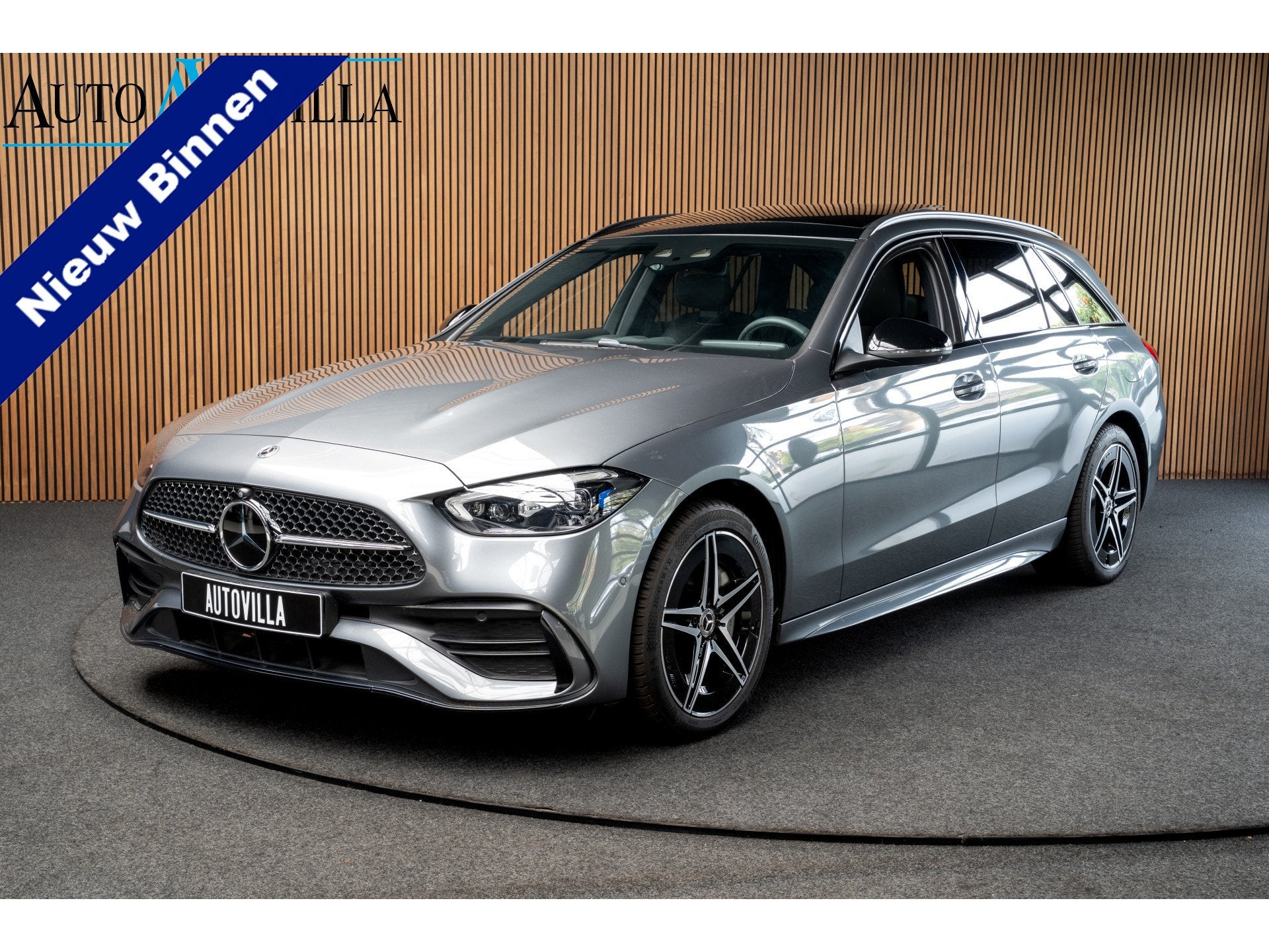 Mercedes-Benz C-Klasse Estate 300e AMG Line Leer 360° Memor, Automaat, Dealer onderhouden, Achterwielaandrijving, Gebruikt