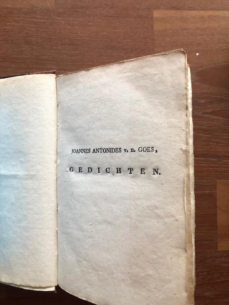 1827 Joannes Antonides v.d. Goes. GEDICHTEN met ophel-, Verzenden, Joannes Antonides van der Goes, Overige onderwerpen, Tweede Wereldoorlog