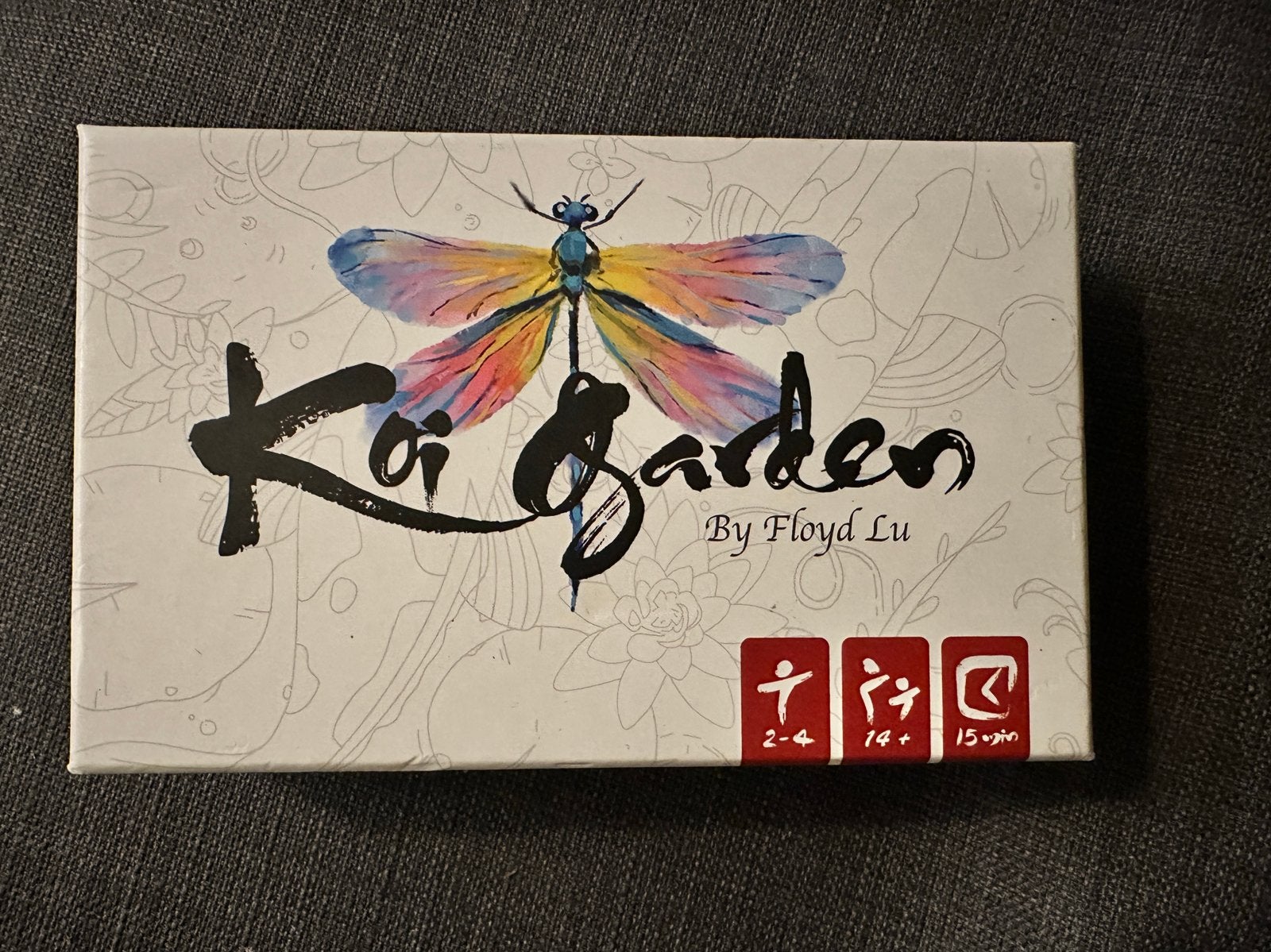Kaartspel Koi Garden (duurt 15-20 min spelen), Een of twee spelers, Ophalen of Verzenden, Zo goed als nieuw