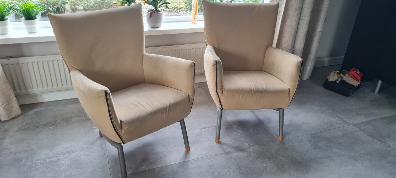 2 gerard vd berg foxxy stoelen, Ophalen, Gebruikt, Twee, Overige kleuren
