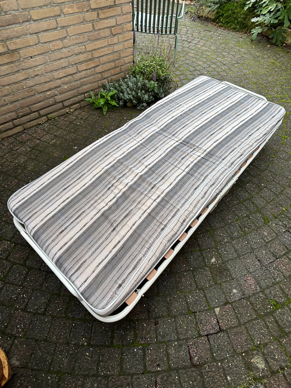 Stretcher, Ophalen, Gebruikt, Eenpersoons, Wit