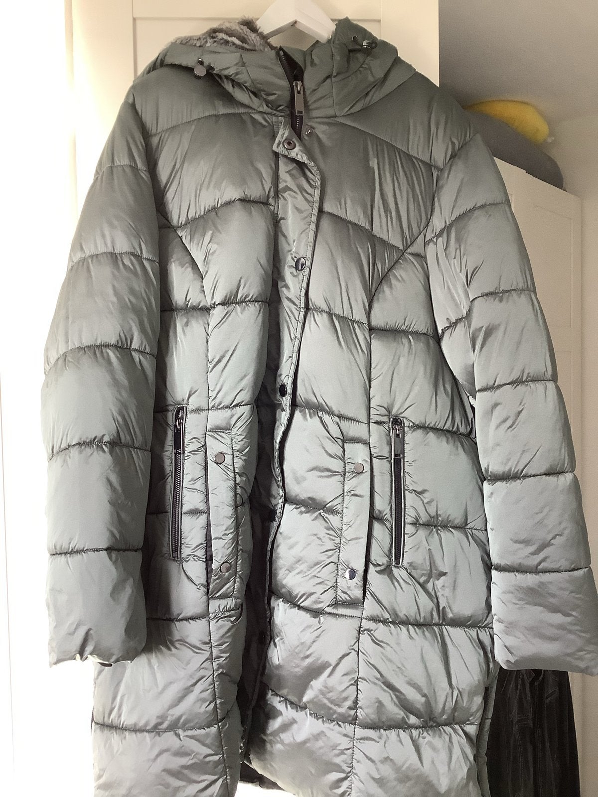 Donkergroene winterjas MS Mode maat 50, Ophalen of Verzenden, Zo goed als nieuw, Maat 46/48 (XL) of groter, Groen