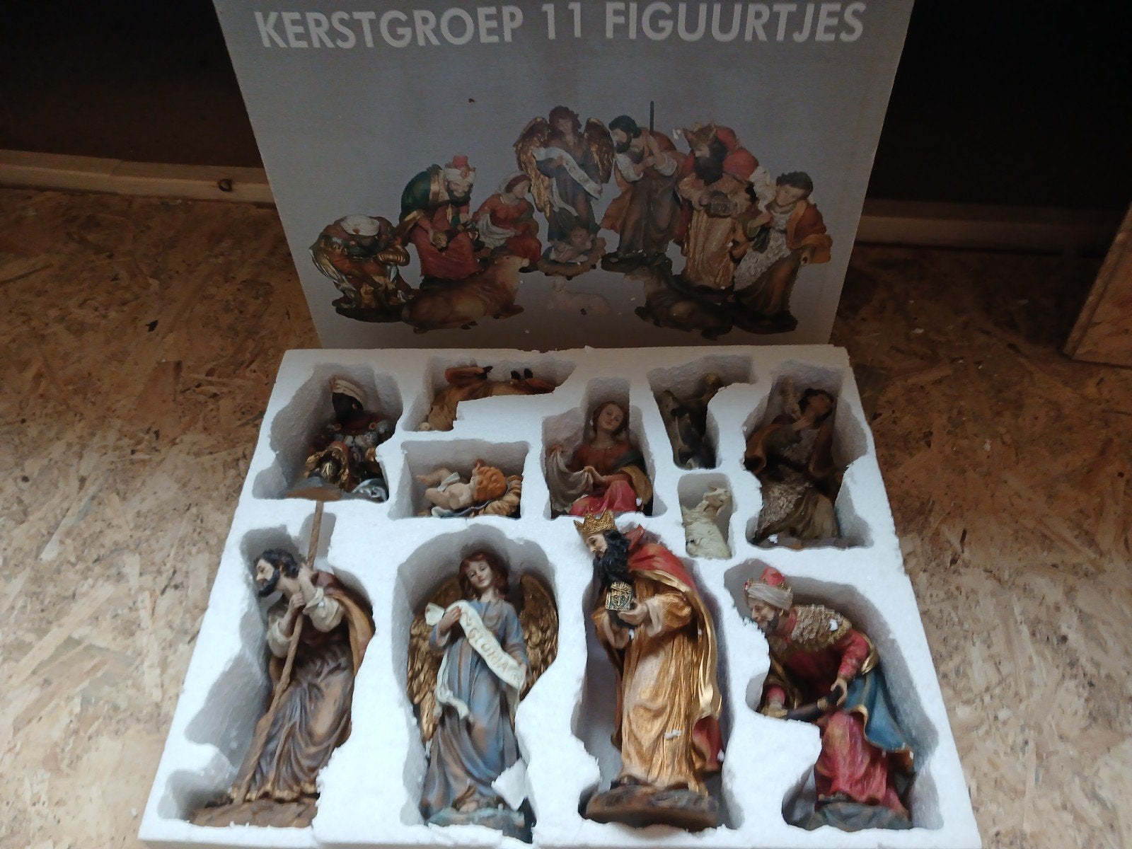 kerstgroep, kerststal, compleet zgan, Ophalen, Zo goed als nieuw