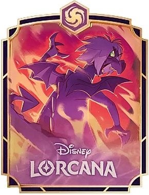 Disney Lorcana - Madam Mim – Purple Dragon League Pin, Ophalen of Verzenden, Nieuw, Overige typen