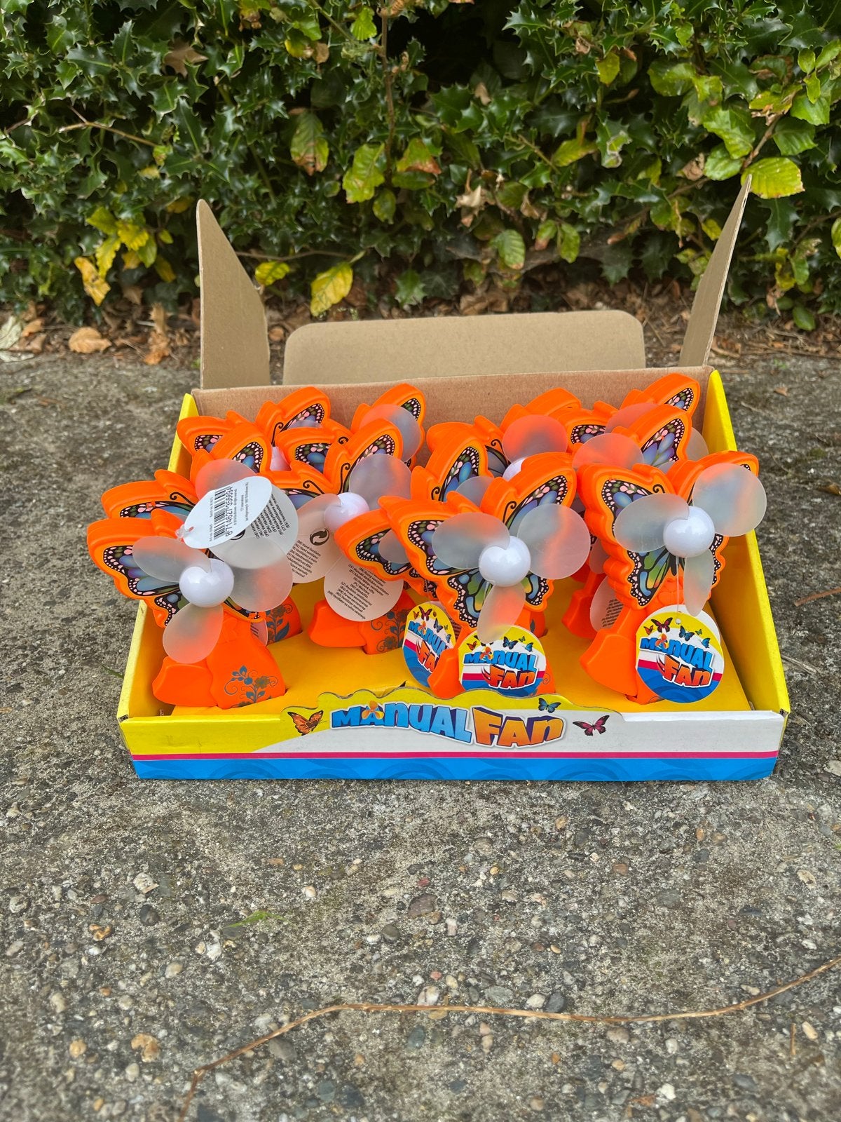 23x Hand-knijp-fan (waaier) voor kinderen - Oranje, Groen, G, Ophalen of Verzenden, Nieuw