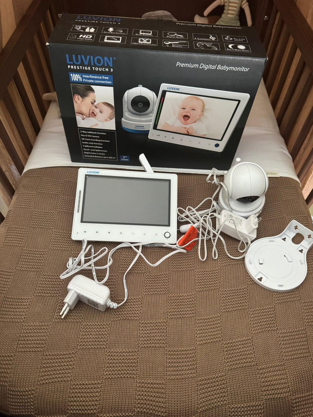 Babyfoon Luvion prestige touch 3, Kinderen en Baby's, Babyfoons, Ophalen of Verzenden, Nieuw