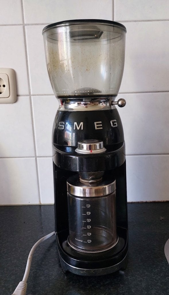SMEG Koffiebonen maler, Ophalen, Gebruikt, Koffiebonen