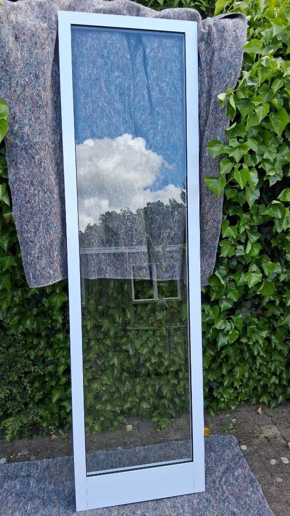 aluminium raam met enkel glas, Ophalen, Gevelraam of Ruit, Minder dan 80 cm, 160 cm of meer