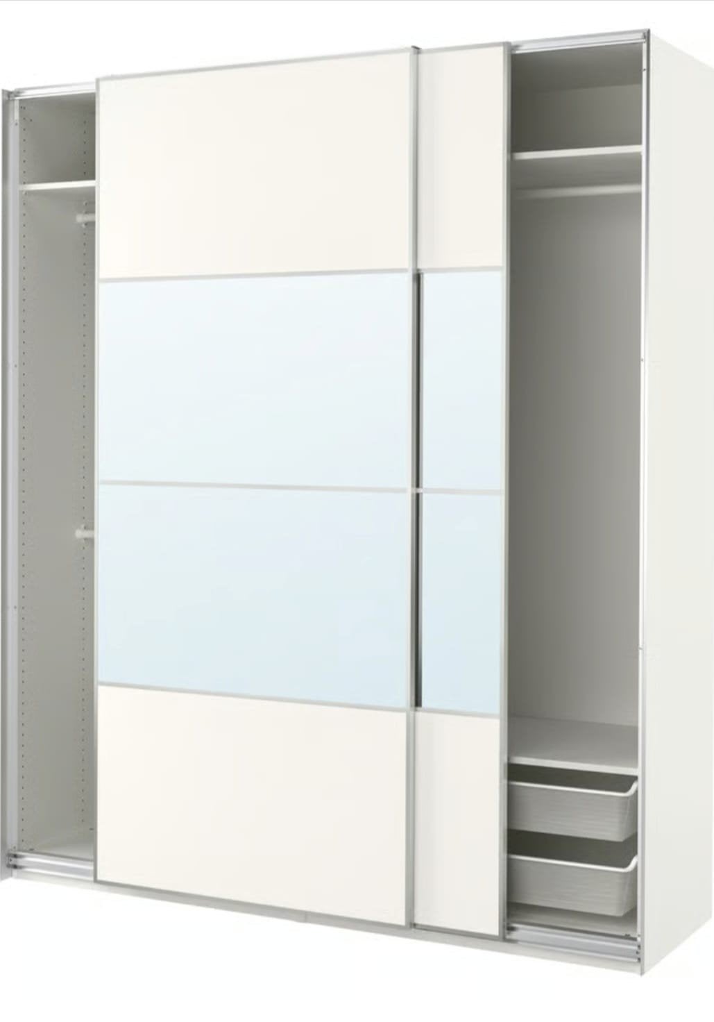 IKEA Pax Kast met Schuifdeuren - 200x230x65 cm, Ophalen of Verzenden