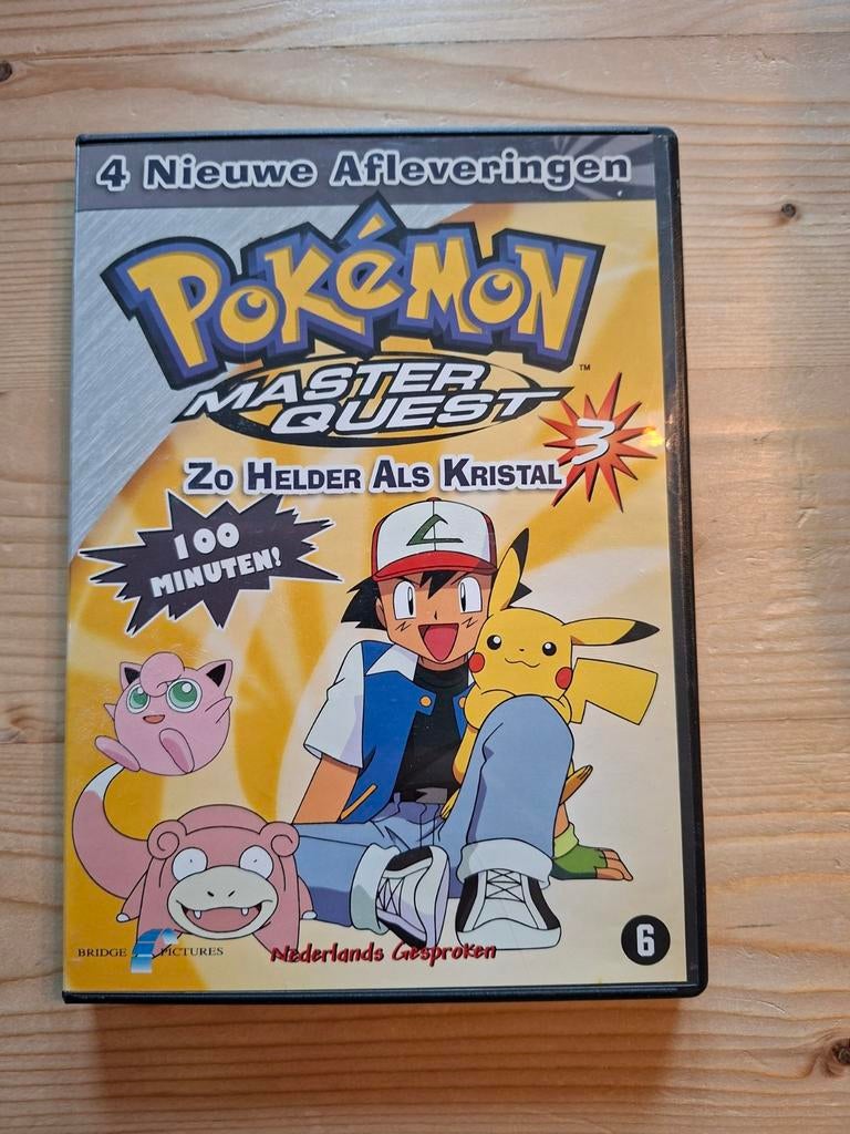 Pokémon Master Quest: Zo Helder Als Kristal DVD, Ophalen of Verzenden