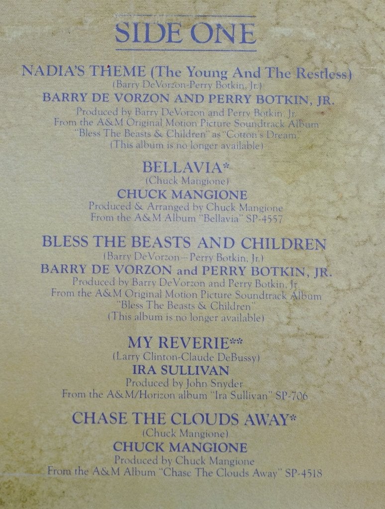 Nadia's Theme (The Young And The Restless) LP, LP, Zo goed als nieuw, 12 inch, Fotohoes