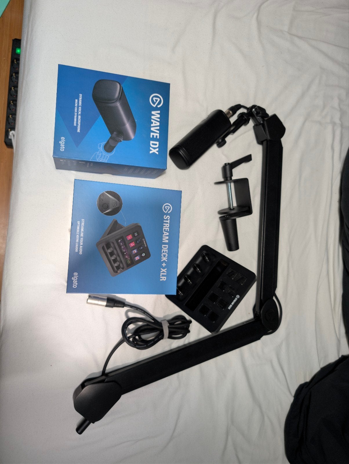 Elgato Wave DX, Stream Deck Plus & Wave Mic Arm High Rise, Ophalen, Zo goed als nieuw, Audio