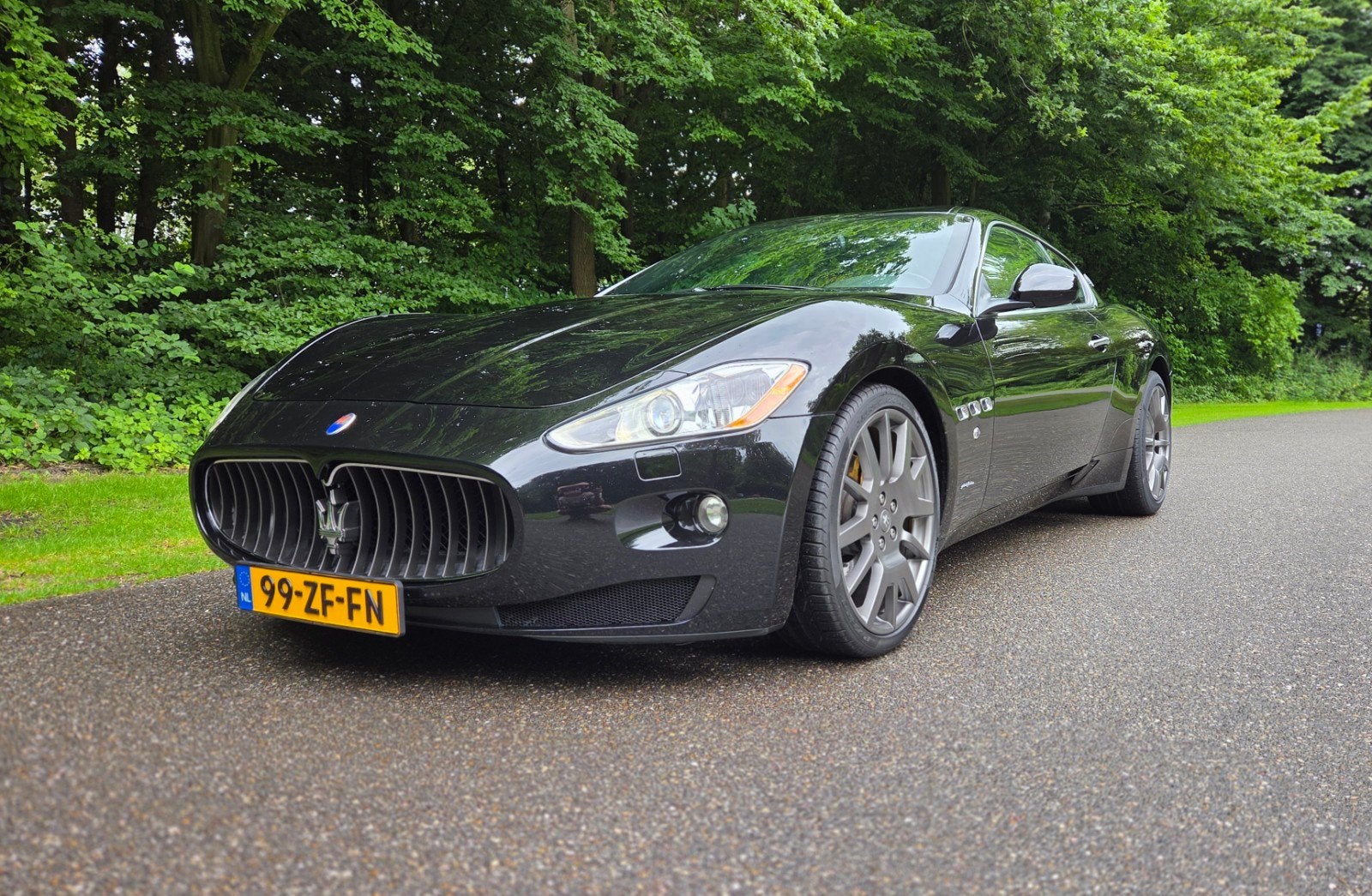Maserati Granturismo 4.2 V8 405pk ZF 2008 Zwart Youngtimer, Auto's, Automaat, 405 pk, Particulier, Euro 4