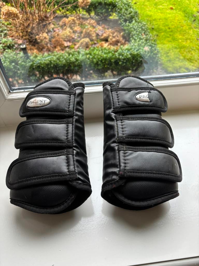 Beenbeschermers zwart Pagony maat full dressage boots, Dieren en Toebehoren, Ophalen of Verzenden, Gebruikt
