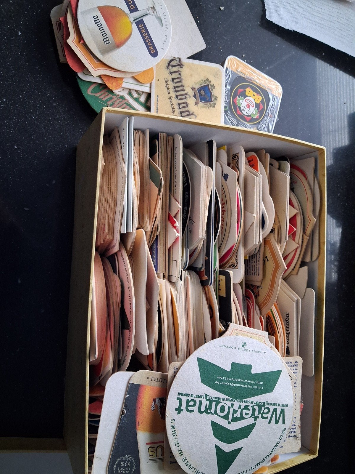 Grote collectie bierviltjes - diverse merken en landen, Verzamelen, Ophalen, Gebruikt