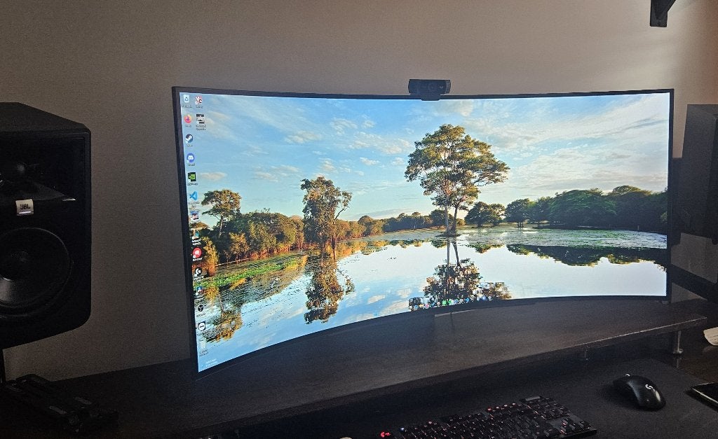 LG UltraGear OLED 45GS95QE-B 45" Ultrawide 240Hz OLED, Minder dan 1 ms, Zo goed als nieuw, Quad HD (2K), LG UltraGear