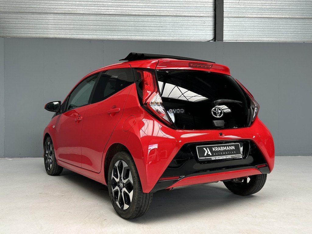 Toyota Aygo 1.0 VVT-i x-Cabrio Automaat|Carplay|Airco|Automa, Stof, Gebruikt, Zwart, 4 stoelen