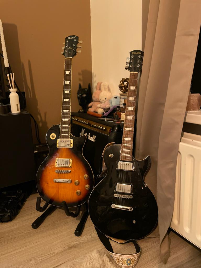 Les paul, Muziek en Instrumenten, Snaarinstrumenten | Gitaren | Elektrisch, Ophalen, Zo goed als nieuw, Solid body, Overige merken