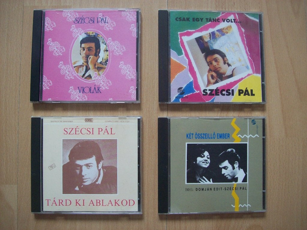 CD 4x Szécsi Pál / Domján Edit - Hongaars magyar, Ophalen of Verzenden, Zo goed als nieuw