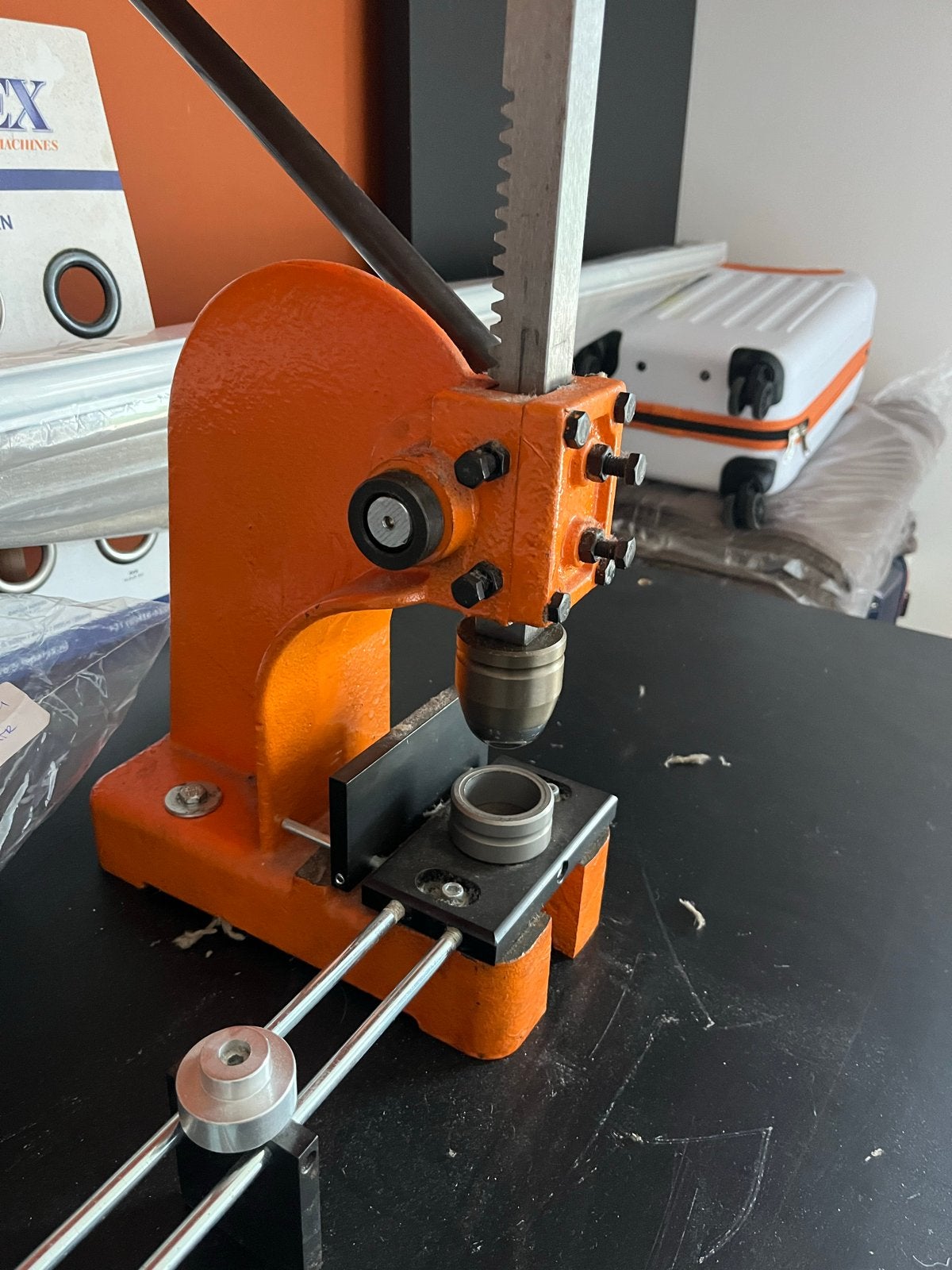 Pons machine/Handpers voor zeilringen (40mm) 2 machines, Ophalen, Zo goed als nieuw, Overige typen, Overige merken