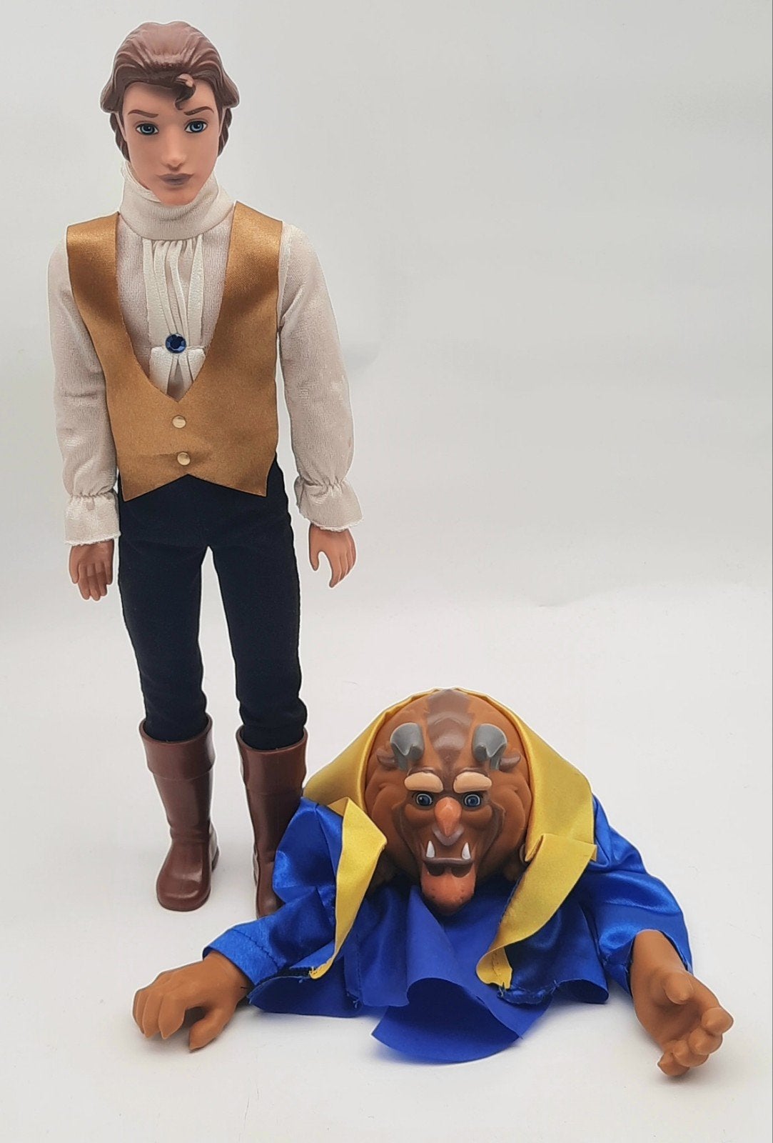 Beest van Belle en het Beest (Beauty and the Beast) Mattel, Ophalen of Verzenden, Assepoester of Belle, Zo goed als nieuw, Beeldje of Figuurtje