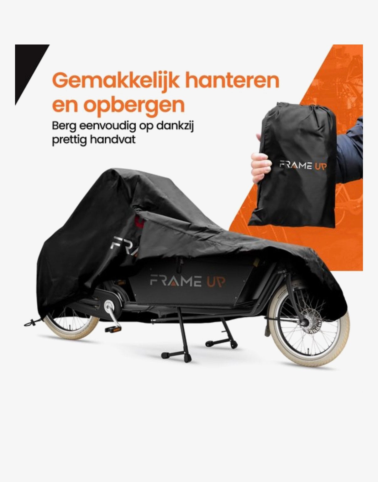 Frame up Premium bakfietshoes (2 weken gebruikt), Ophalen of Verzenden, Zo goed als nieuw
